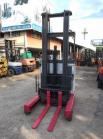 ขาย รถยก (ฟอร์คลิฟท์) นิชิยู รุ่น FBRMW18-75B-600MSN รถยกไฟฟ้ายืนขับ ขนาด 1.8 ตัน เสาสูง 6 เมตร แบตเตอรี่สภาพดี สภาพสวยเดิมๆ รถนำเข้าจากญี่ปุ่น ชั่วโมงการใช้งานน้อย