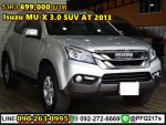 Isuzu MU-X 3.0 SUV AT 2013 ราคา 698000 บาท