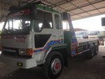 ขายเทรลเลอร์ขึ้นรถแบคโค200ได้สบาย MITSUBISHI FUSO 195แรง 2เพลา เกียร์10สปีด