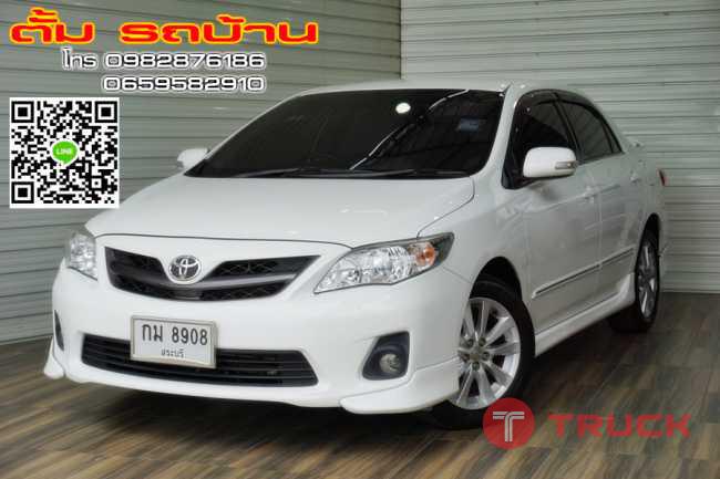TOYOTA ALTIS 1.6E CNG AT ปี2011 ขาว