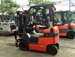 ขาย รถยก (ฟอร์คลิฟท์) TOYOTA รุ่น 7FBH15 รถยกไฟฟ้านั่งขับ ขนาด 1.5 ตัน เสาสูง 3 เมตร สภาพสวยเดิมๆ รถนำเข้าจากญี่ปุ่น