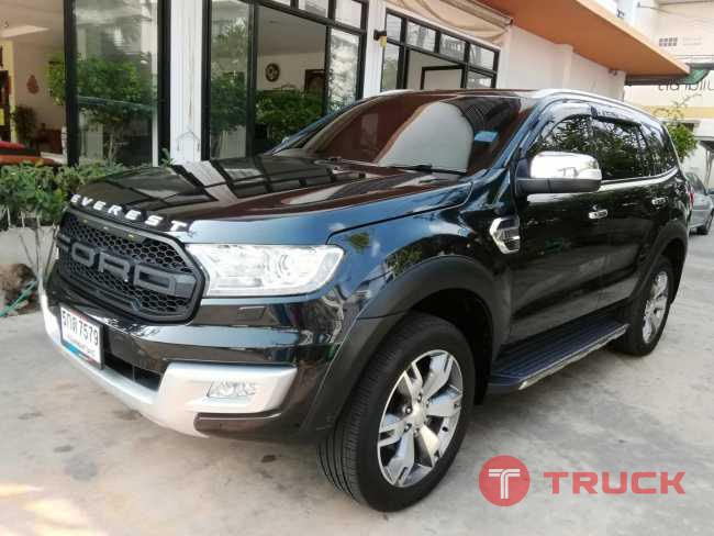 ขายรถมือสอง Ford Everest 3.2 Titanium Plus 4WD(ตัวท็อป) รถปี2016 สีดำ