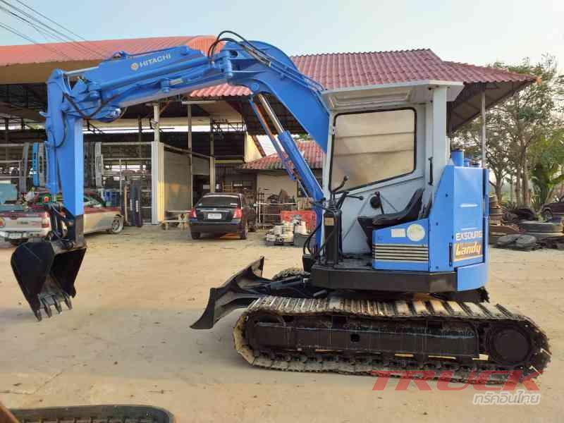 ขายรถขุดHitachi EX50URG เครื่องยนต์ISUZU - 3AB1 ขนาด 3 สูบ คอนโทรลน้ำมัน ปั๊มนิ้ว แทรคเหล็กก๊อบยาง มีใบมีด รถเก่านอก มีเอกสาร