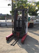 ขาย รถยก (โฟล์คลิฟท์) นิชิยู รุ่น FBRAW18-75B-450MCS รถยกไฟฟ้ายืนขับ ขนาด 1.8 ตัน เสาสูง 4.5 เมตร สภาพดี รถนำเข้าจากญี่ปุ่น ชั่วโมงการใช้งานน้อย