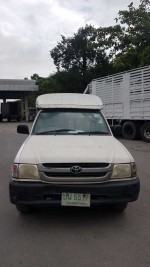 รถบรรทุก 4 ล้อ TOYOTA ปี 2546 เครื่องยนต์ 2L สีขาว 2.5 CAB สภาพเดิม เกียร์ธรรมดา พวงมาลัยเพาเวอร์ สภาพพร้อมใช้งาน