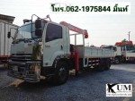 สิบล้อIsuzu FVM300ปี53 ติดเครน5ตัน4ปอกโทร062-1975844มิ้นท์