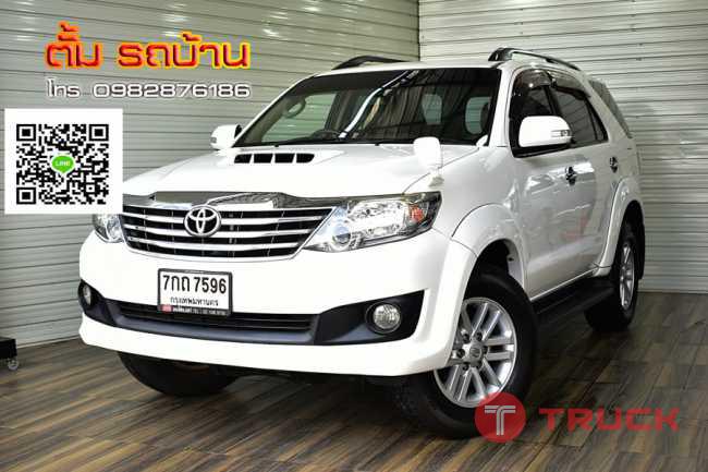 Toyota Fortuner 2.5 G SUV AT ปี2012 สีขาว