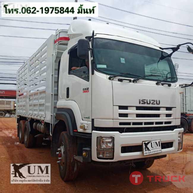 สิบล้อคอก2เพลาIsuzu FXZ360 ปี58 สอบถามโทร062-1975844มิ้นท์