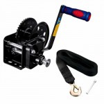 แม่แรงกว้านพร้อมเบรคและสายดึงโพลีเอสเตอร์ WINCH with Brake Device 1200