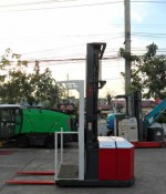 ขายรถยก Order Picking ยี่ห้อ นิชิยู รุ่น RB10-40-600M รถยกไฟฟ้า ขนาด 1 ตัน เสาสูง 6 เมตร สภาพสวย รถนำเข้าจากญี่ปุ่น ชั่วโมงการใช้งานน้อย