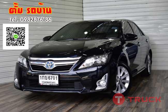 TOYOTA CAMRY 2.5 HYBRID DVD AT ปี 2013 สีดำ
