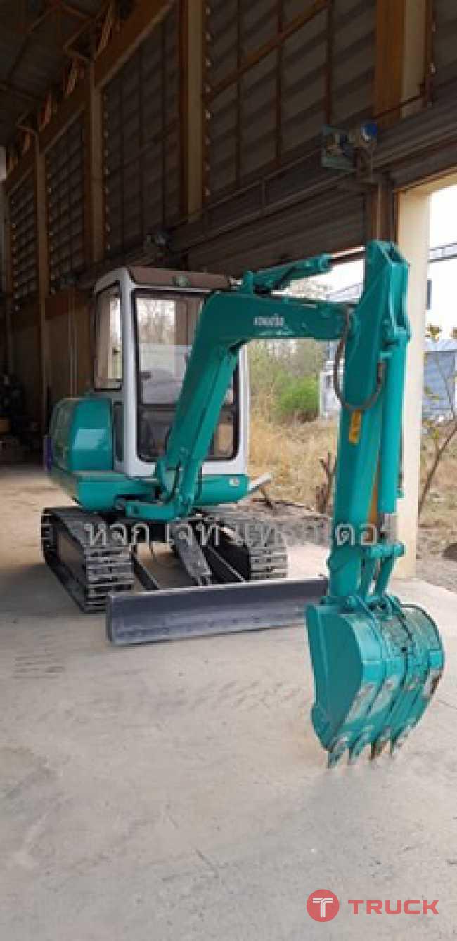KOMATSU PC20-7 แทรกเหล็กใหม่ ทำสีใหม่ เก่าญี่ปุ่นแท้