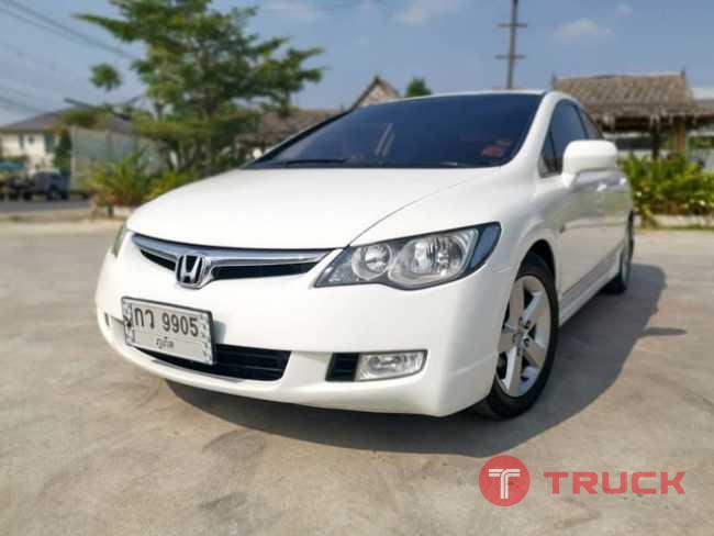 ขายรถฮอนด้าซีวิค HONDA CIVIC สีขาว รถปี 2006 ม่ติดแก็ส ตัวรถเดิมๆ