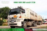 ขายสิบล้อดั้มพ์พ่วงแม่ลูก HINO 500 380 แรงม้า ปี 56 โทร 081-3739793