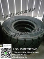 ยางรถโฟคลิฟ 7.50-15 DEESTONE มีของ ราคาถูกสุดๆ รับปะกันคุณภาพ สนใจติดต่อสอบถามเข้ามาได้เลยนะค่ะ