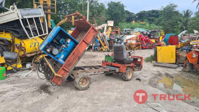 ขาย รถบรรทุก ดั๊มเปอร์ ยกไฮโดรลิค 4 ล้อ เอวอ่อน ขับเคลื่อน 4 ล้อ ดีเซล ROBIN เก่าญี่ปุ่น ไม่มีฝาท้ายมา