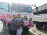 รถบรรทุก isuzu FXZ 360 แรงม้ากระบะดั้มพร้อมชุดหางพ่วง 3 เพลา