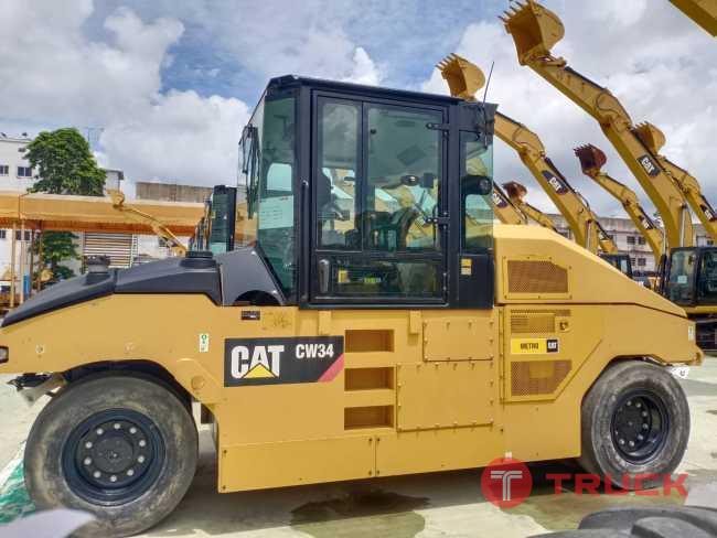 ขายรถบดล้อยาง CAT CW34 พร้อมใช้งาน