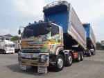 Isuzu FXZ 360 แรง ปี 55 แม่ลูกดัมพ์เกษตร โทร 098-324-8078