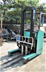 ขาย รถยก (ฟอร์คลิฟท์) ยี่ห้อ ซูมิโตโม รุ่น 8FBR15 รถยกไฟฟ้ายืนขับ ขนาด 1.5 ตัน เสาสูง 3.7 เมตร สภาพสวยมาก รถนำเข้าจากญี่ปุ่น แบตเตอรี่ดี