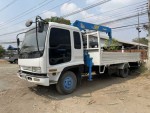 ขาย 599 000 บาท ISUZU DECA 195 แรง กระบะยาว 5 5 เมตร ติดเครน Tanado 3 7 ตัน