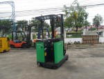 ขายรถยก(ฟอร์คลิฟท์)มือสอง ยี่ห้อ TOYOTA รุ่น 7FBR14 รถยกไฟฟ้ายืนขับ ขนาด 1.4 ตัน เสาสูง 4 เมตร แบตเตอรี่ดี สภาพสวยเดิม ๆ รถนำเข้าจากญี่ปุ่น