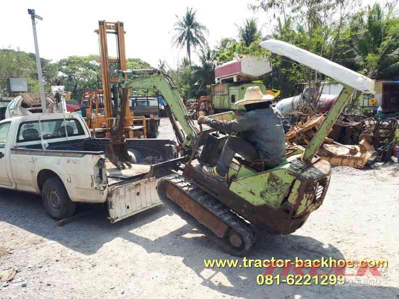 ถูกๆครับ รถขุด แบคโฮ Kobelco SK 014 มีลายหัวเจาะ เก่าญี่ปุ่น ขึ้นกระบะได้ เพียง 135,000 บาท