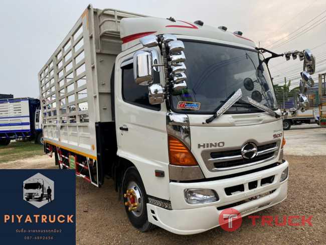 ขาย 6 ล้อคอก HINO Mega FC4J 145 แรง กระบะคอกยาว 5.70 เมตร