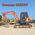 รถแบคโฮ รถขุด Doosan DH55V