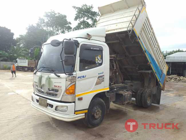 Hino fc9j Euro 3 175 แรง ปี 54 กระบะสามมิตรแท้