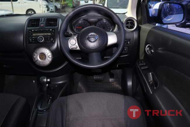 NISSAN ALMERA 1.2 VL AUTO 2012 สีขาว ขายรถบ้านผ่อนถูกพร้อมใช้แถมฟรีดาวน์