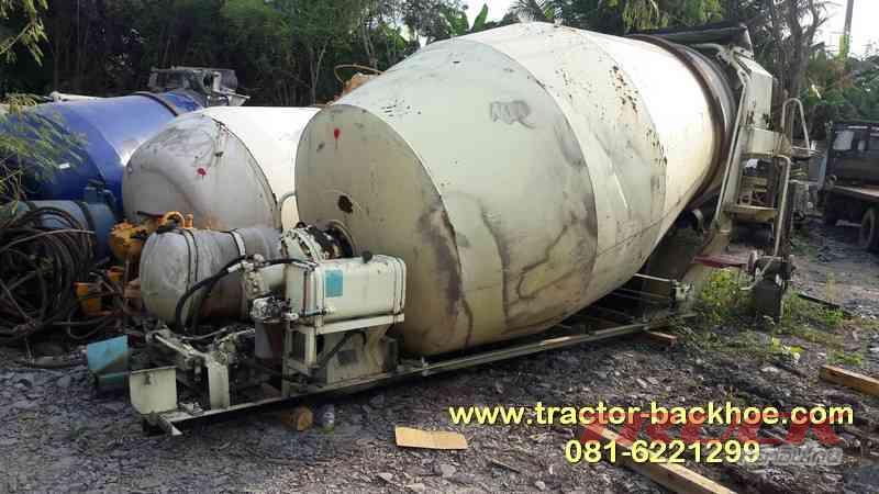 ขาย ถังโม่ปูน ผสมคอนกรีต ผสมปูน ติดรถบรรทุก ขนาด 5-6 คิว เก่านอก ราคาถูกๆ