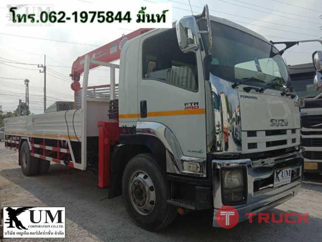 Isuzu FTR240 ปี55ติดเครนURV5ตัน5ปลอก สอบถามโทร062-1975844มิ้นท์