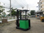 ขายรถยก(ฟอร์คลิฟท์)มือสอง ยี่ห้อ TOYOTA รุ่น 7FBR14 รถยกไฟฟ้ายืนขับ ขนาด 1.4 ตัน เสาสูง 4 เมตร แบตเตอรี่ดี สภาพสวยเดิม ๆ รถนำเข้าจากญี่ปุ่น