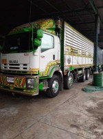 ISUZU FYH 360 ปี 57 พ่วงแม่ลูกคอกเกษตรดั้ม