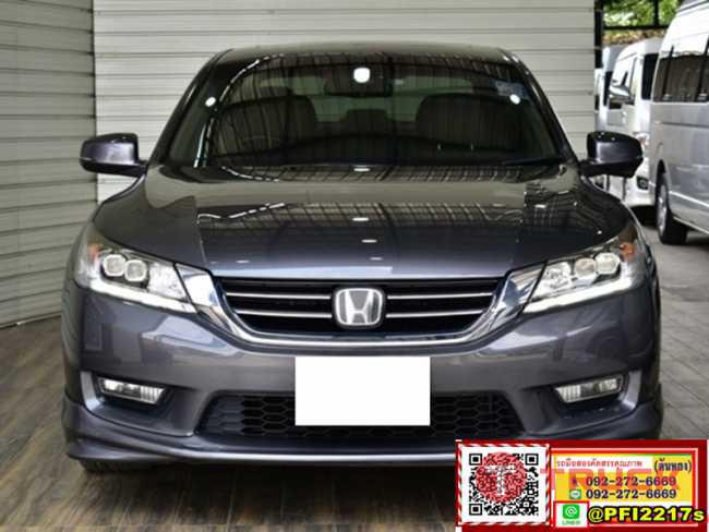 Honda Accord 2.4 TECH Sedan AT 2014 Option เครื่องยนต์เบนซิน 2400 ซีซี - ล้ออัลลอยด์ 18