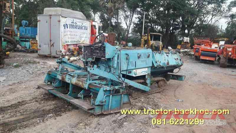 SALE รถปูยาง มะตอย HANTA AF-240 เครื่อง ISUZU ปูกว้าง 2.7 ม. ดีเซล 4 สูบ เก่าญี่ปุ่น พร้อมใช้