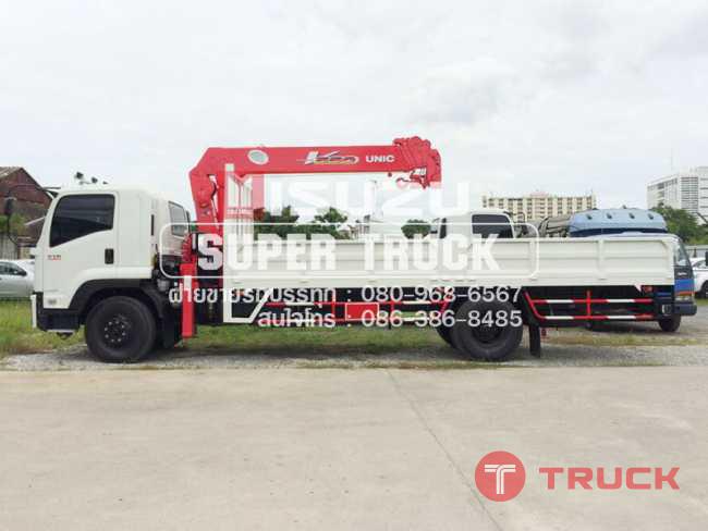 รถบรรทุก ISUZU FTR240 ติดเฮี๊ยบ ติดเครน
