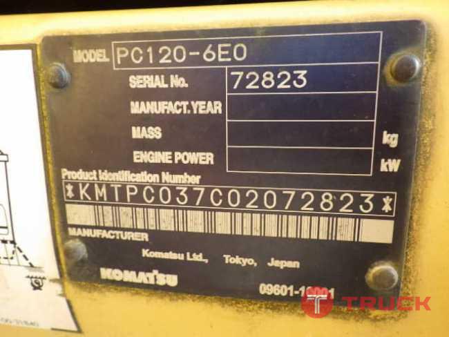 ขายรถขุกนำเข้าจากญี่ปุ่น KOMATSU PC120-6EO ขายรถขุกนำเข้าจากญี่ปุ่น KOMATSU PC120-6EO
