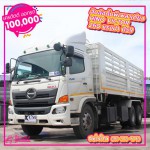 ขายสิบล้อดัมพ์เพลาเดียว Hino Victor 260 แรงม้า ปี 59 โทร 081-3739793