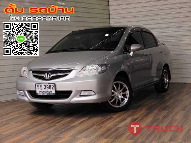 HONDA CITY ZX 1.5i-DSI ปี 2007 สีเทา