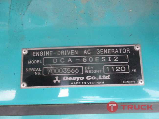 เครื่องปั่นไฟ DENYO DCA-60ESI2 ปี 2017 เครื่องปั่นไฟ DENYO DCA-60ESI2 ปี 2017