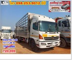 หกล้อกระบะคอก Hino FG ปี 48คอกยาว 7.20 โทร 098-253-9012 บีบี