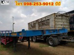 หางพื้นเรียบ 3 เพลา ปี 61 อู่เดอะซัน โทร 098-253-9012 บีบี