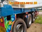 หางพื้นเรียบ 3 เพลา ปี 61 อู่เดอะซัน โทร 098-253-9012 บีบี