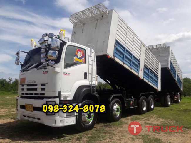 Isuzu FYH 360 แรง ปี 55 แม่ลูกกระบะดัมพ์อู่พนัส