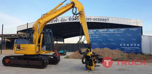 Komatsu PC138US รถตัดต้นไม้ จากญี่ปุ่น โทร 086-0044333 065-8844400 089-0080077 089-0050007 www.nmc99.com