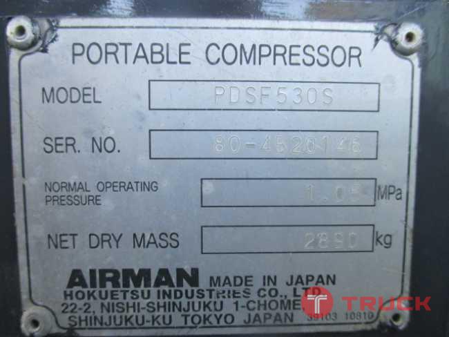 กำลังถึงไทย ปั้มลม Airman PDSF530S จากญี่ปุ่น สภาพสวยมากๆ - 530cfm 11bar กำลังถึงไทย ปั้มลม Airman PDSF530S จากญี่ปุ่น สภาพสวยมากๆ - 530cfm 11bar