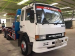 ขายรถเทรลเลอร์2เพลา ขึ้นรถแบคโค200ได้สบาย FUSO 195แรง เพาเวอร์ เบรกจิฟฟี่ เกียร์10สปีด ภายในสวย