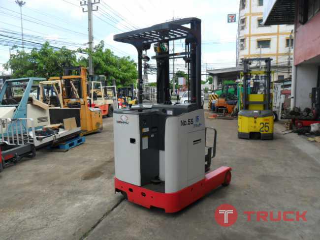 ขายรถยก(ฟอร์คลิฟท์)มือสอง ยี่ห้อ นิชิยู รุ่น FBR15-63-400 รถยกไฟฟ้ายืนขับ แบตเตอรี่ดี ขนาด 1.5 ตัน เสาสูง 4 เมตร สภาพสวยเดิมๆ รถนำเข้าจากญี่ปุ่น ชั่วโมงการใช้งานน้อย ราคาไม่แพง